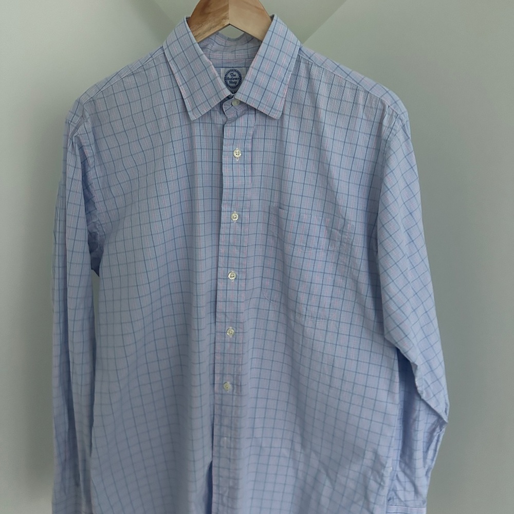 Andover Shop (Cambridge, MA)- Men's Shirt - Blue (15.5 - 34)